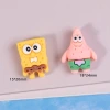 Resin accessories SpongeBob SquarePants Patrick Star diy cream glue phone case patch Crocs accessory hair accessory materials details Picture